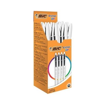 Bic Cristal Up Nero Penna a sfera Medio 20 pezzi