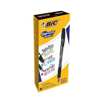 Bic Gel-ocity illusion Capped gel pen Nero 12 pezzo(i)