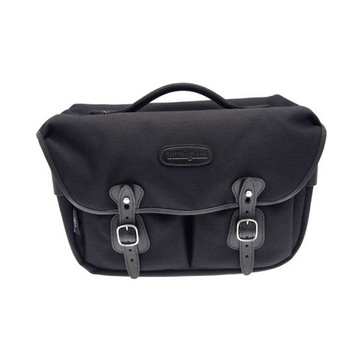 Billingham Borsa Hadley Pro FibreNyte Nero/Bordi Cuoio nero + finiture nichel