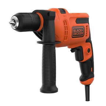 Black & Decker BEH200-QS Trapano 2900 Giri/min Nero, Arancione