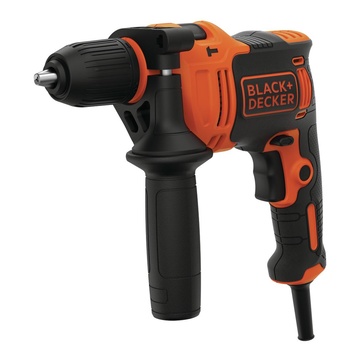 Black & Decker BEH710-QS Trapano 2800 Giri/min Nero, Arancione