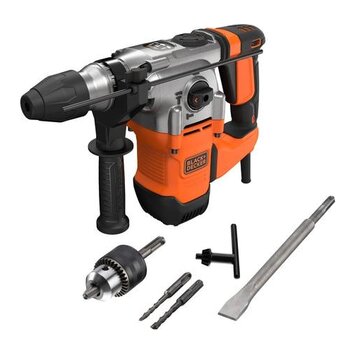 Black & Decker BEHS03K 900 Giri/min SDS-plus Nero, Arancione