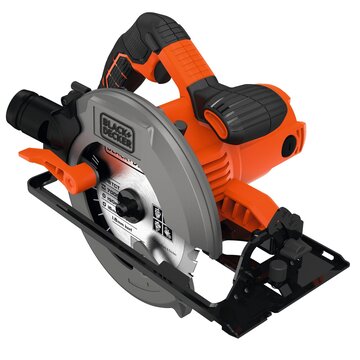 Black & Decker CS1550-QS Sega Circolare Portatile 19 cm 5500 Giri/min 1500 W Nero, Arancione