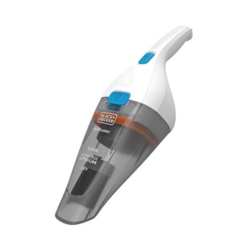 Black & Decker NVC115JLEW aspiratore portatile Senza sacchetto Grigio, Bianco