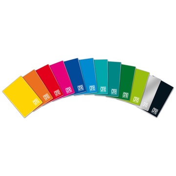 One color maxi quaderno per scrivere multicolore a4 31 fogli