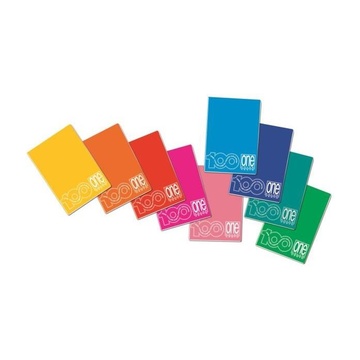 One color quaderno per scrivere 19 fogli multicolore a4