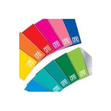 One color quaderno per scrivere 20 fogli multicolore a4