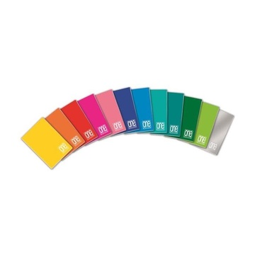 One color quaderno per scrivere 20 fogli multicolore
