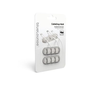 Cabledrop multi supporto per cavo scrivania bianco