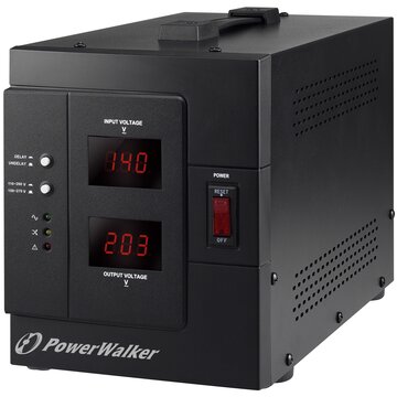 Powerwalker avr 3000 siv fr regolatore di tensione 1 presa(e) ac 110-280 v nero