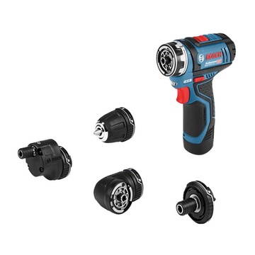 Bosch GSR 12V-15 FC Professional Senza chiave 600 g Nero, Blu