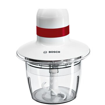 Bosch MMRP1000 tritaverdure elettrico 0,8 L 400 W Rosso, Trasparente, Bianco