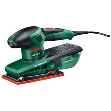 Bosch PSS 250 AE Levigatrice Orbitale 24000 OPM 250 W Nero, Verde