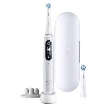 Braun Oral-B iO Spazzolino Elettrico Ricaricabile 6S Grigio, 2 Testine, 1 Custodia Da Viaggio, 1 Spazzolino