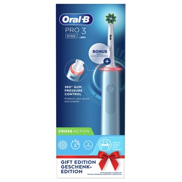 Braun Oral-B Pro 3 - 3700 Blu Spazzolino Elettrico