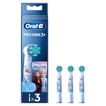 Oral-b testine di ricambio pro kids con disney frozen, 3 testine