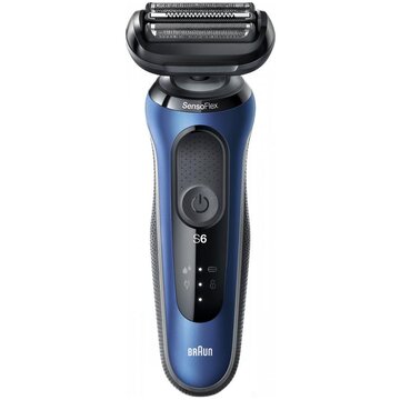 Braun Series 6 61-B1200s Rasoio Trimmer Nero, Blu