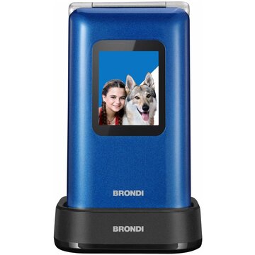 Brondi Amico Prezioso 2.8" Blu Telefono per anziani