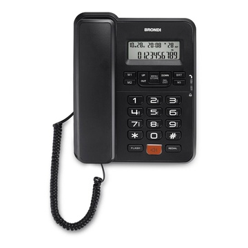 Brondi Office Desk Telefono DECT Nero