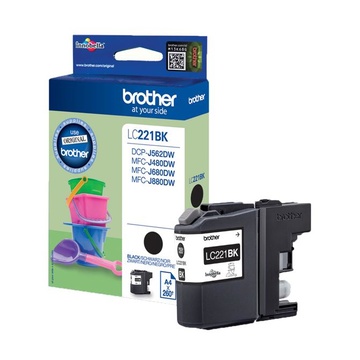 Brother LC-221BK cartuccia d'inchiostro Original Nero 1 pezzo(i)