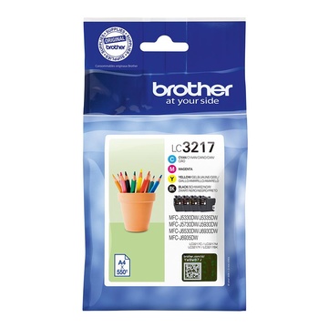 Brother LC-3217VAL Originale Nero, Ciano, Magenta, Giallo Multipack