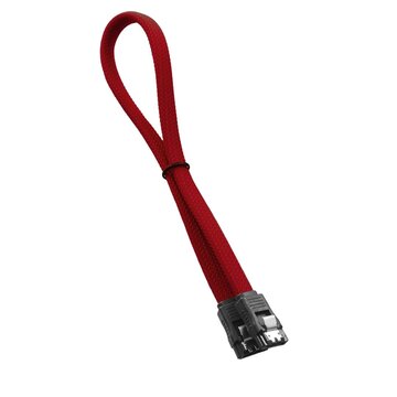 CableMod ModMesh cavo SATA 0,3 m SATA 7-pin Nero, Rosso