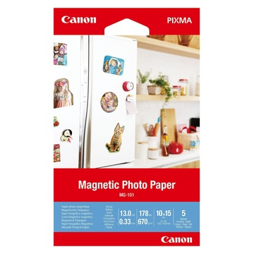 Canon MG-101 10x15 cm Magnetic Photo Paper 5 fogli