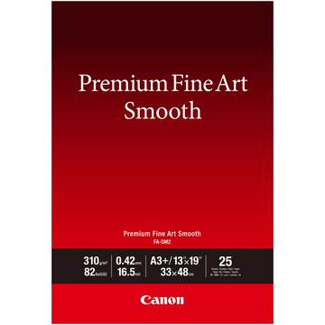 Canon Carta Premium Fine Art Smooth FA-SM2 A3 Plus - 25 fogli