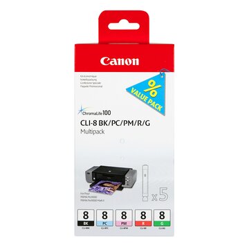 Canon CLI-8 Multipack BK/PC/PM/R/G