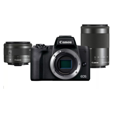 Canon EOS M50 Mark II + EF-M 15-45mm + EF-M 55-200mm