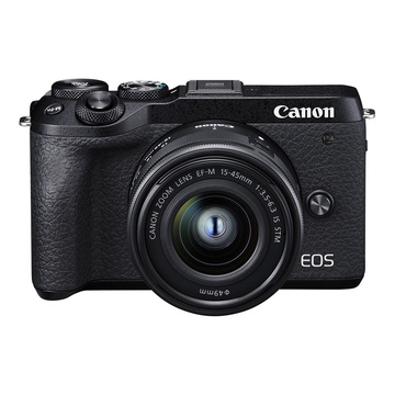 Canon EOS M6 Mark II + EF-M 15-45mm + EVF-DC2