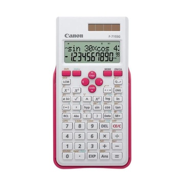 Canon F-715SG Tasca Calcolatrice scientifica Rosa, Bianco calcolatrice