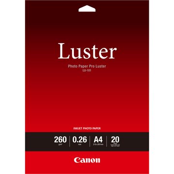 Canon LU-101 A 4 Photo carta Pro Luster 260 g, 20 fogli