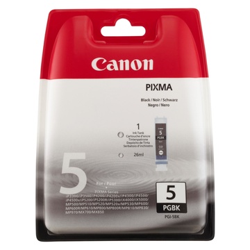 Canon PGI-5 BK Nero - Black Blister with Security