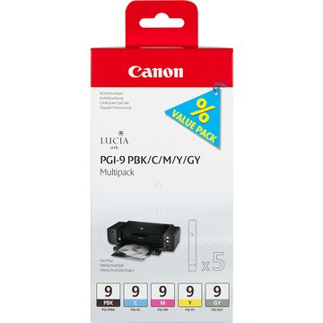 Canon PGI-9 Multi Pack PBK/C/M/Y/GY