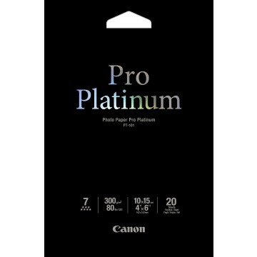 Canon PT-101 10x15 cm, 20 fogli Photo Paper Pro Platinum