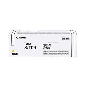 Canon TONER T09 Y cartuccia toner 1 pz Originale Giallo