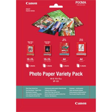 Canon VP-101 Photo Paper Variety Pack A4 10x15cm