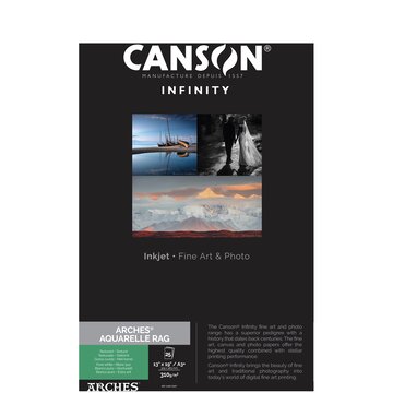 Canson Infinity ARCHES Aquarelle Rag A2 25 Fogli 310GR