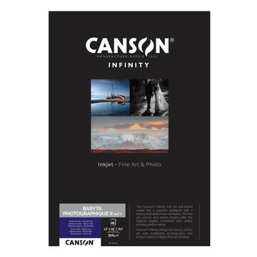 Canson Infinity Baryta Photographique II Matt A3+ 25 Fogli 310GR
