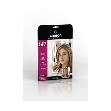 Canson Carta fotografica inkjet ULTIMATE A4 satinata 270 g/m² 20 Fogli