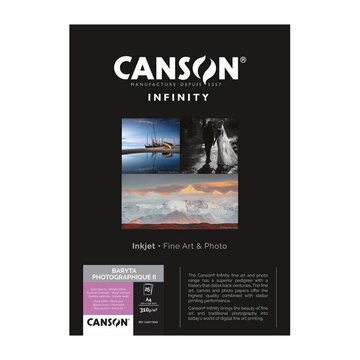 Canson Infinity Baryta Photographique II A3+ 25 Fogli 310GR