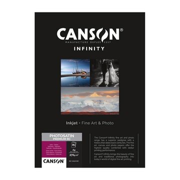 Canson Infinity PhotoSatin Premium RC carta fotografica A3 Bianco Satinata