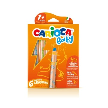 Carioca 3 in 1 Crayon 6 pezzo(i)