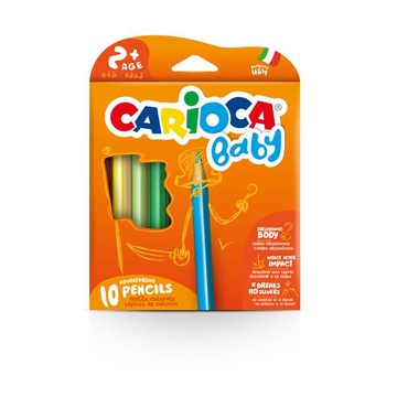 Carioca Baby Pencil pastello colorato 10 pezzo(i) Multi