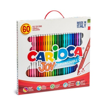 Carioca Joy marcatore Fine Multicolore 60 pezzo(i)