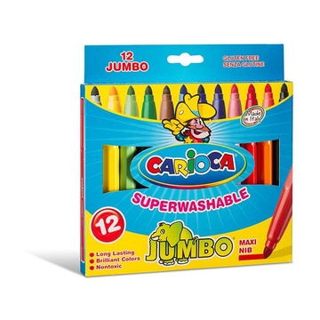 Carioca Jumbo marcatore Extra grassetto Multicolore 12 pezzo(i)