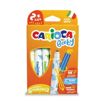 Carioca Marker 2+ marcatore Extra grassetto Multicolore 6 pezzo(i)