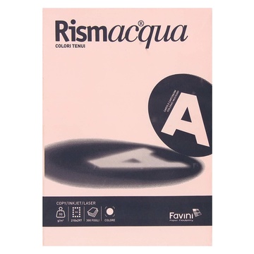 Favini rismacqua carta inkjet a4 (210x297 mm) rosa