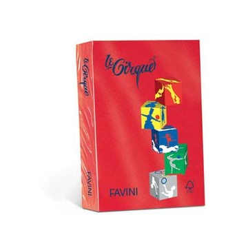 CARTOTECNICA FAVINI Le Cirque carta inkjet A4 (210x297 mm) 250 fogli Rosso